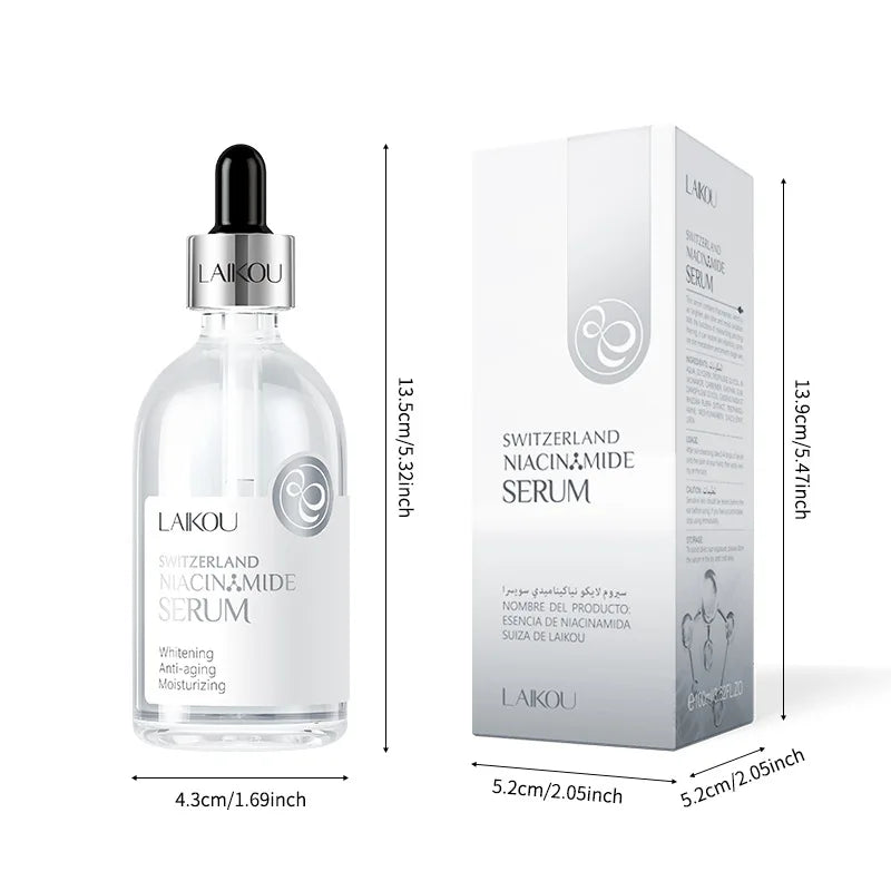 Swiss Anti Aging Face Serum 100ml VC Niacinamide Rosehip Hyaluronic Acid Blueberry Extract To Brighten And Moisturize Skin