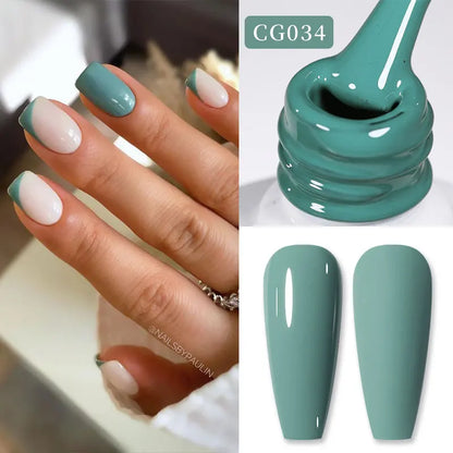 BORN PRETTY 10ml Nude Pink Gel Nail Polish Varnis Semi Permanent Nail Gel Varnish Soak Off UV Gel for Valentine's Day Gift Nails