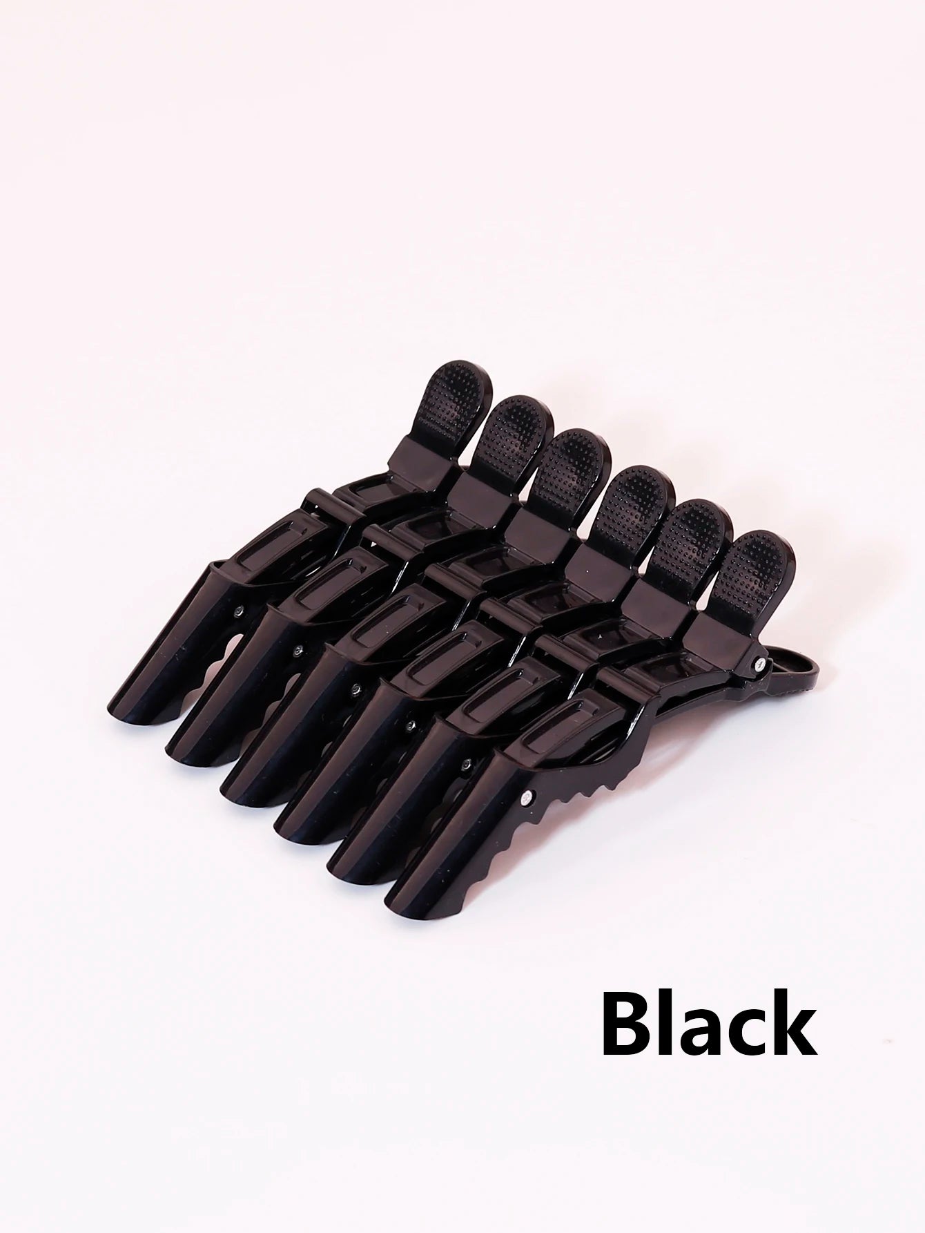 6pcs crocodile hair clip design claw shaped hair clip salon hair clip hair accessories makeup clip Special for real hair wigs