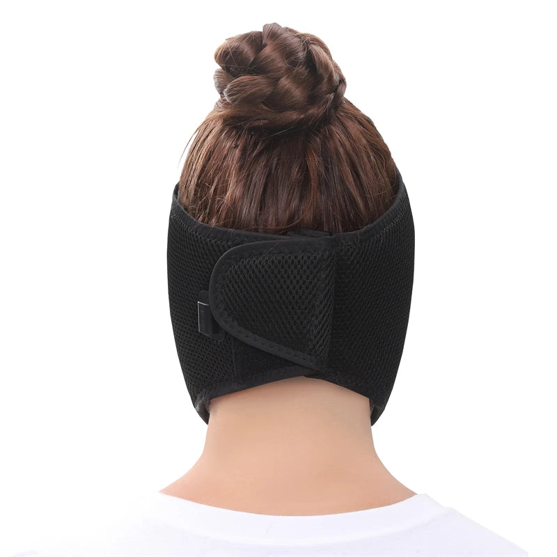 Electric Face Mask Heating Pad  Heat with 3 Temp Settings Headache Mask Sinus Pressure Relief Migraine Tension Headache Relief
