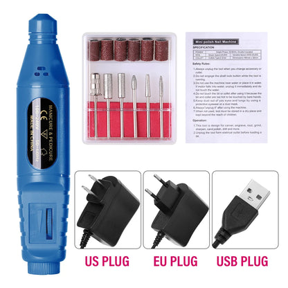 LINMANDA Electric Nail Drill Machine Nail Art Tools Machine Manicure Milling Cutter Nail Art Nail Drill Pen Salon Nail Equipment