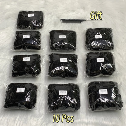 30g/Pc QVR Afro Kinky Bulk Human Hair Extensions Natural Black for Braiding 8" Remy Bulk Hair for Dreadlocs Braids Drop Shipping