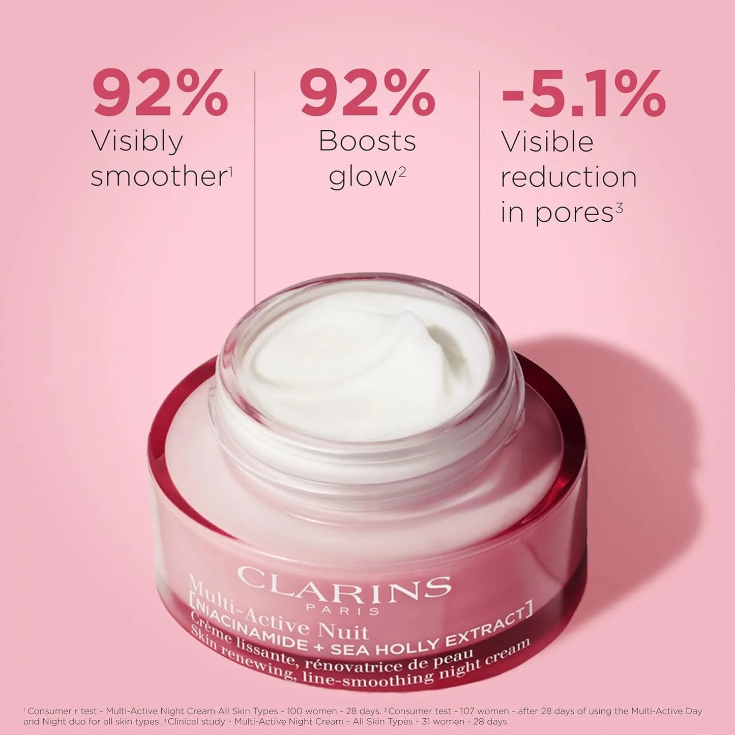 Clarins Multi-Active Renewing Day/Night Moisturizer Cream 15ml, All Skin Types, Original Skin Care Health Beauty