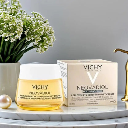 VICHY Menopause Night Cream Day Cream Effective Facial Firming Deep Moisturizing Nourishing Reduce Fine Lines Face Skin Care