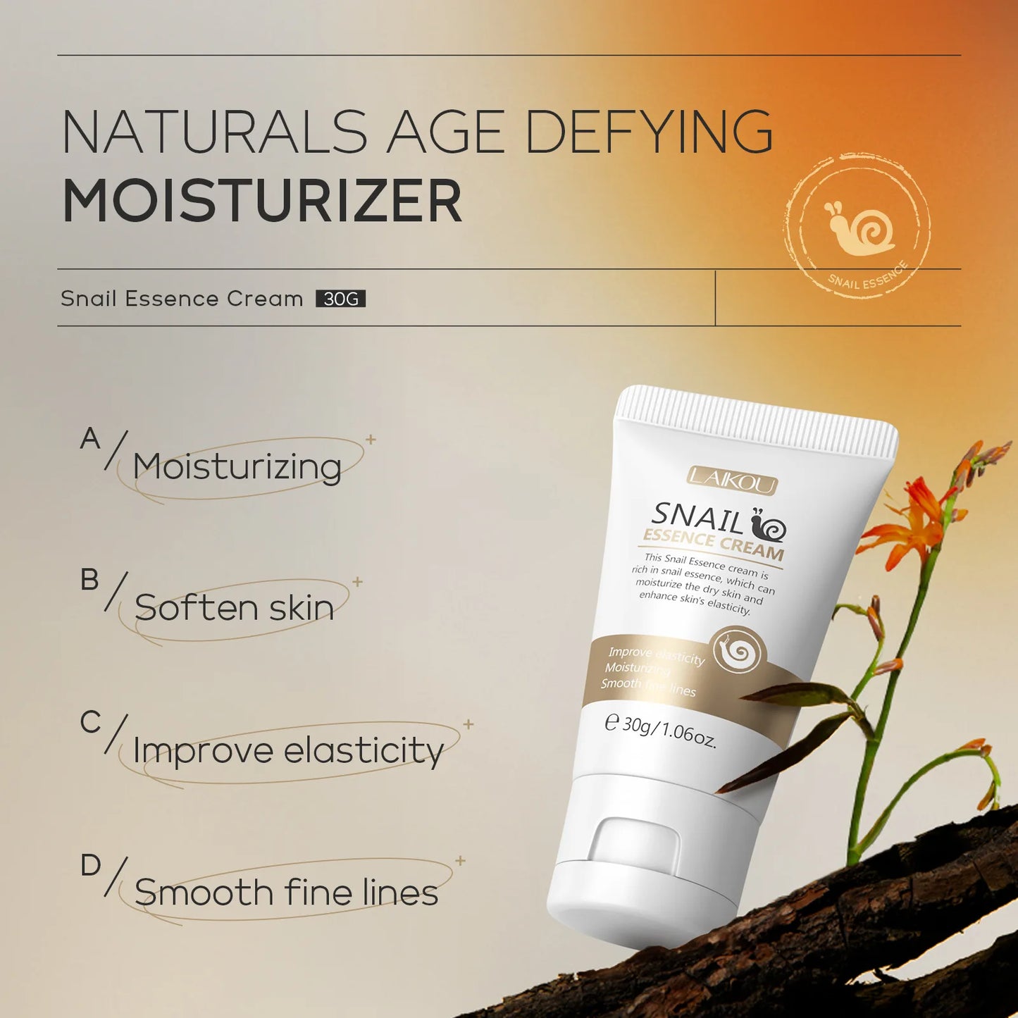 Snail Face Cream Beauty Products Anti-aging Essence Facial Wrinkles Remover Skincare Moisturizer 30g Snail Nourishing Cream
