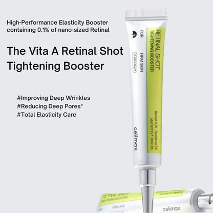 Korean Retinol Shot Eye Tightening Moisturizing Cream Anti Aging Firming Skin Reducing Fine Lines Deeply Nourishing Skin Care