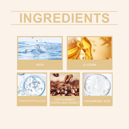 Jaysuing Caffeine Eye Serum Anti Wrinkle Firming Skin Remove Dark Circles Brighten Eyes Ageless Instantly Moisturize Nourish Eye