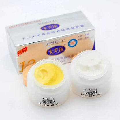 2pcs/box Original Kmele Whitening Cream Face Cream Moisturizing Cream Freckle Care Fade Repare Remover Bottles Skin Freckles
