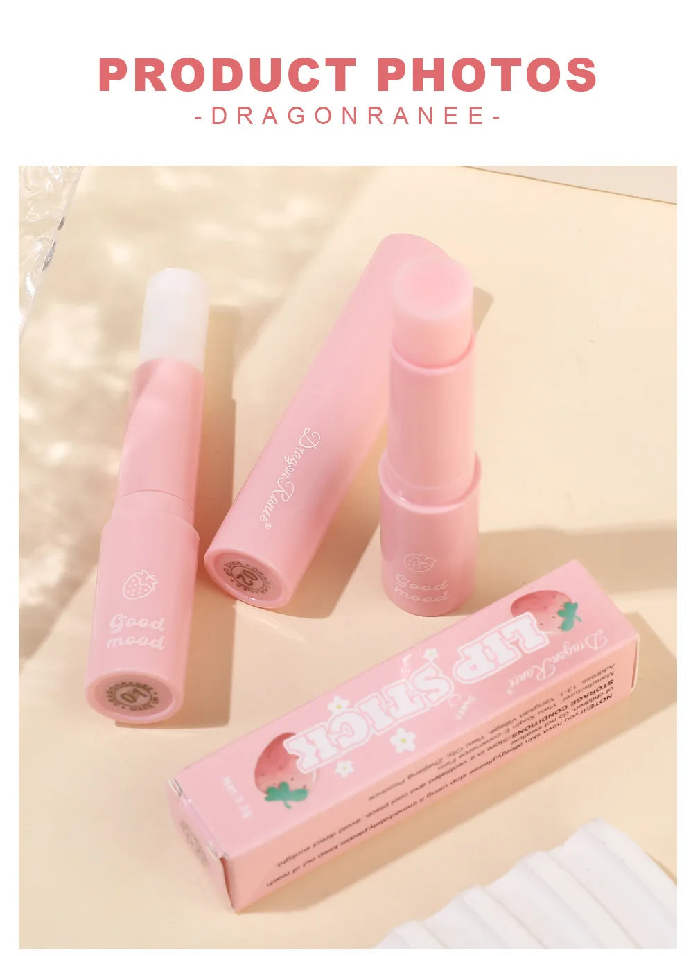 Long Lasting Color Change Lip Balm Moisturizing Hydrating Repair Lip Care Jelly Lipstick Fruity Tint Makeup