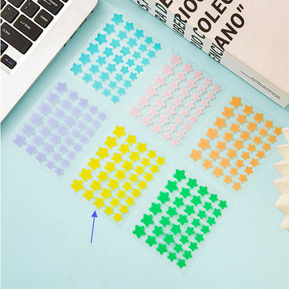 40pcs/set Colorful Star Shaped Acne Patches Skincare Stickers Facial Spots Makeup Tools