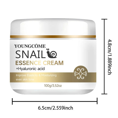 YOUNGCOME Snail essence cream with hyaluronic acid,Retinol Moisturizing Lightening Repairing Smooth Skincare Whitening Creams