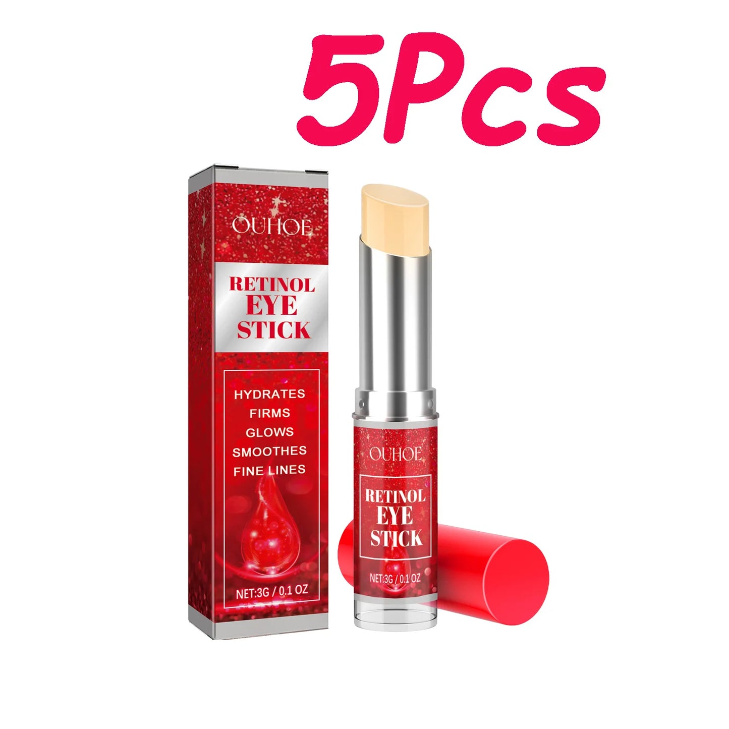 Retinol Eye Cream Stick Lightening Dark Circles Firming Skin Anti-Wrinkle Firming Brightening Eye Repair for Women Eyes Care