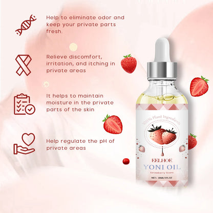 Yoni Oil Feminine Oil for Women pH Balance and Wetness Feminine Deodorant Vaginal Moisturizer Essential Oil