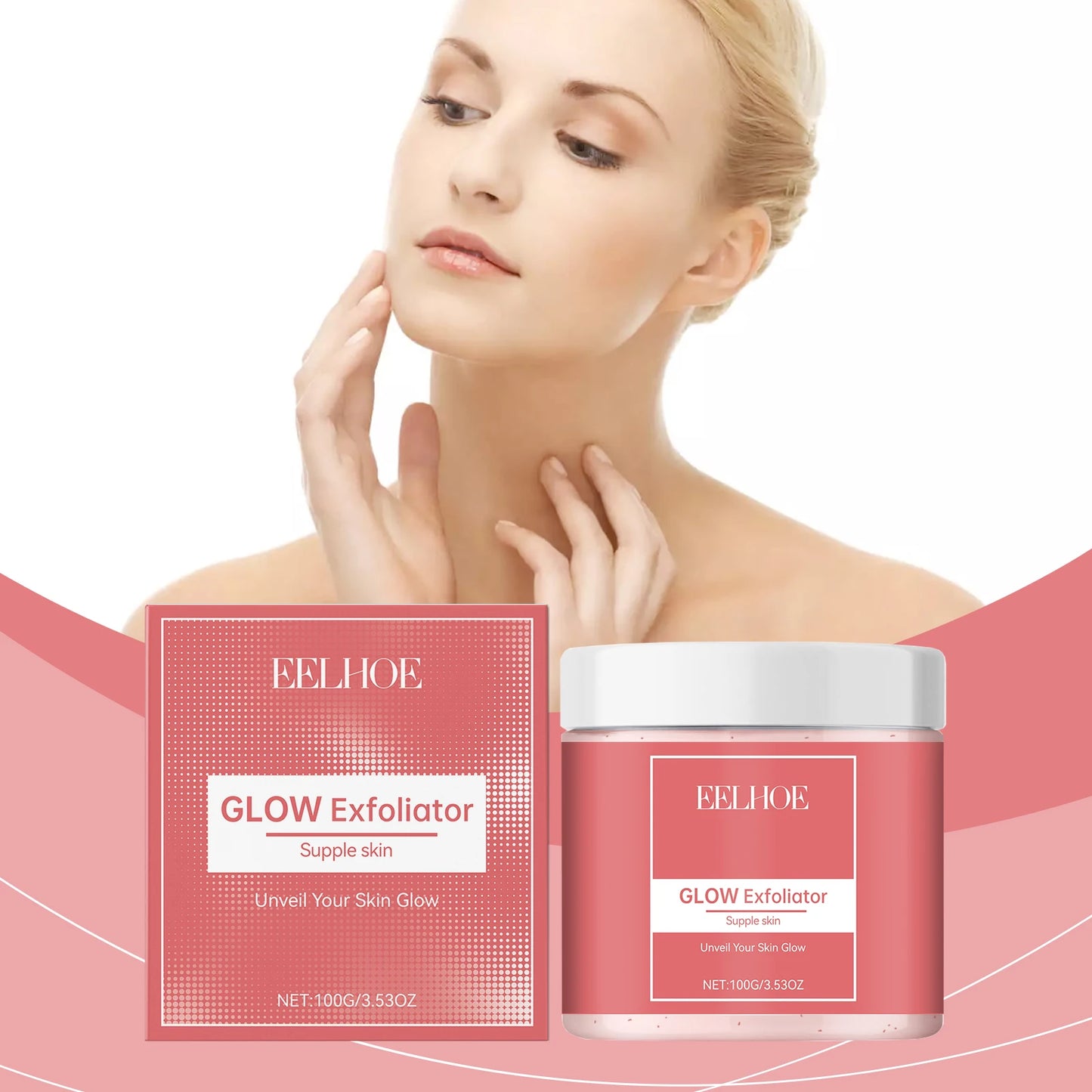 Facial Brightening Scrub - A Gentle Facial Scrub for Exfoliating, Cleansing, Leaving Skin Smooth and Restoring Its Radiance