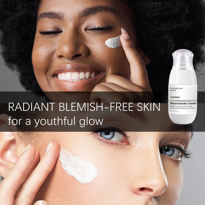Niacinamide face cream, minimizes pores, moisturizes, suitable for oily skin, effectively hydrates.