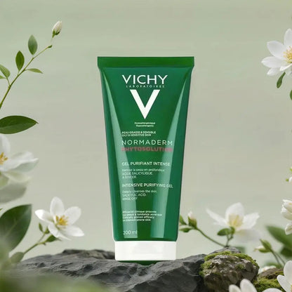 Vichy Green Anti-acne Gel Cleansing Pores Brightens Skin Long-lasting Moisturizing Improvement Skin Anti-acne Purification Gel