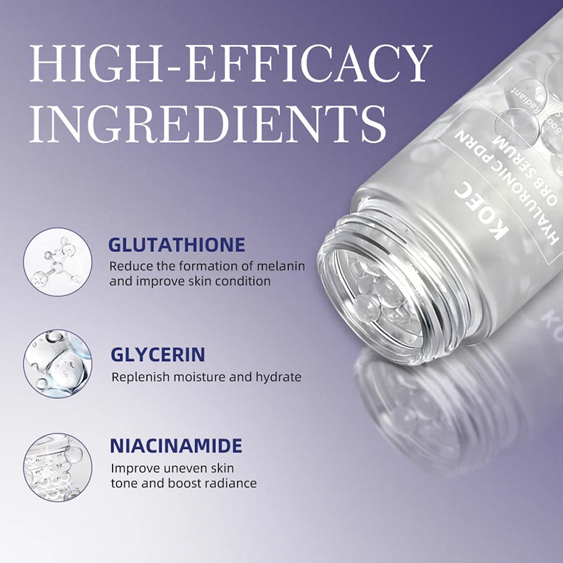Pdrn  Spherical Facial Serum Korean Hyaluronic Acid Skincare Moisturizing Brightening Balancing Plumping Salmon Facial Essence