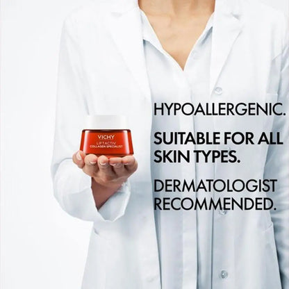 50ml Collagen Firming Night Cream Anti Aging Reduces Wrinkles Moisturizing Face Cream Deep Nourish Skin Repair All Skin Care