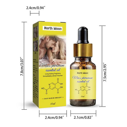 10ml Men's Pheromone Essential Oil Long Lasting Natural Refreshing Body Essence Fragrance Attracts Women Into Fragrances New