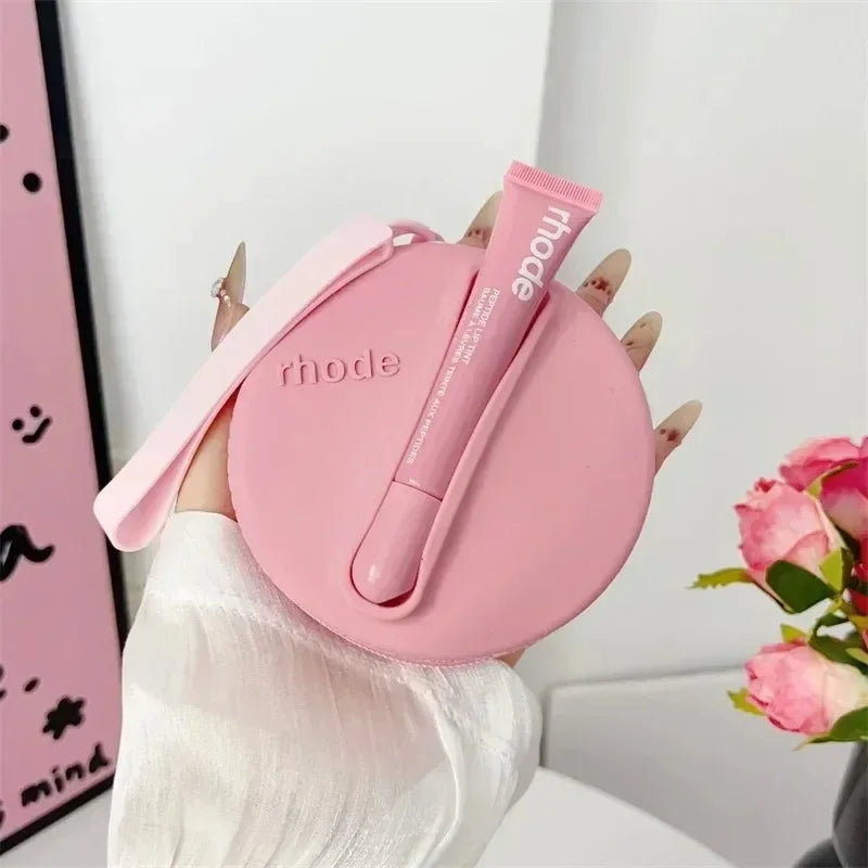 Rhod Lemontini Yellow Makeup Bag for Women Portable Travel Small Cosmetic Bags Zipper Toiletry Bag Pouch Lipsitck Storage Bags