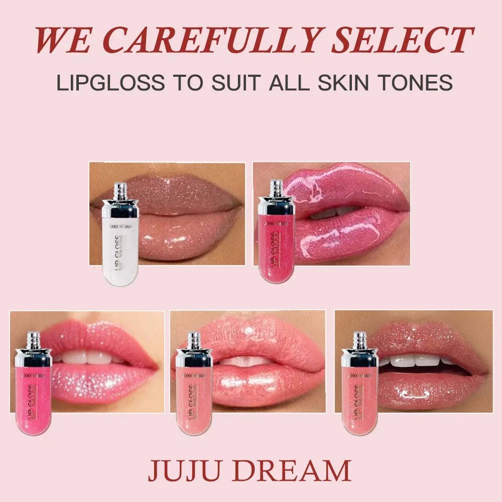 Christmas 12 Colors Glitter Lip Gloss Long Lasting Diamond Pearlescent Metallic Liquid Lipstick Moisturizing Lip Glaze Cosmetics