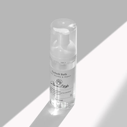 GLAMLASH 60ml  Eyelash Extension Shampoo Foam Eyelid Deep Clean Cleanser For Makeup Tools Mascara Remover Glue Salon Home Use