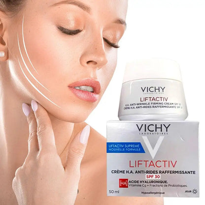 Vichy Liftactiv Supreme Anti-Wrinkle Firming Day Cream lasting Hydrating Deep Nourishing Smoothing Oil Control Gentle Skin Care