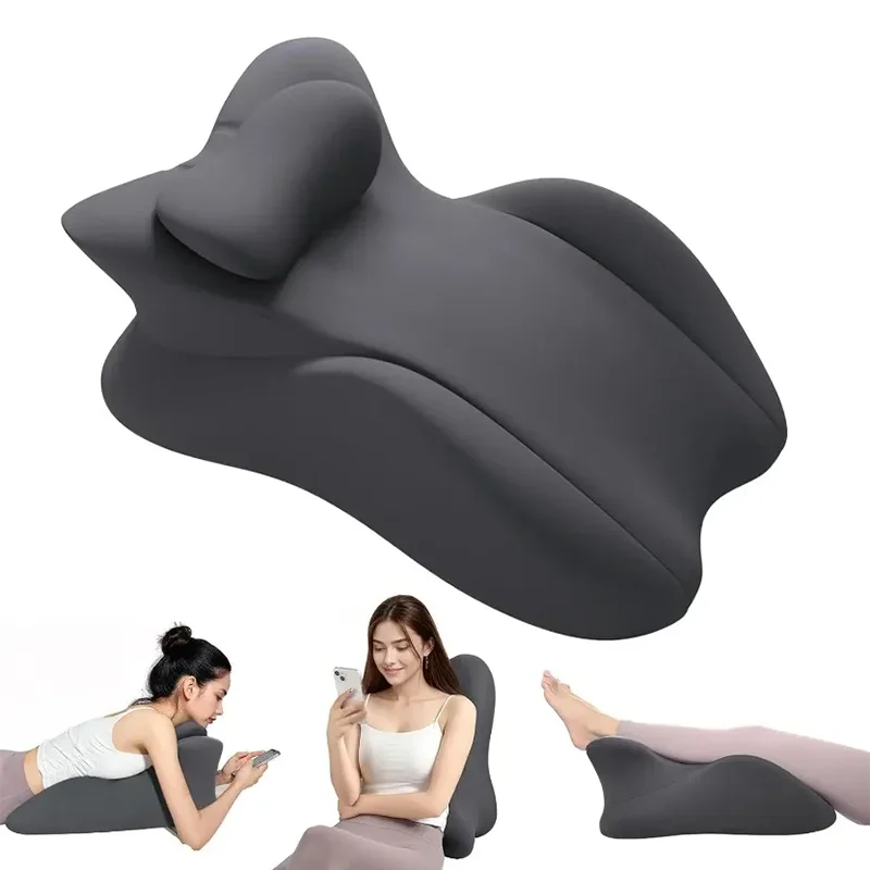 New Multi-Positional Wedge Pillow Memory Foam Ergonomic Prone Pillow with Removable Cover Couple Bed Pillow for Body Pain Relief