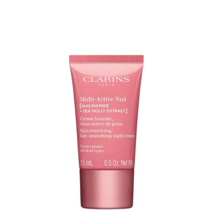 Clarins Multi-Active Renewing Day/Night Moisturizer Cream 15ml, All Skin Types, Original Skin Care Health Beauty