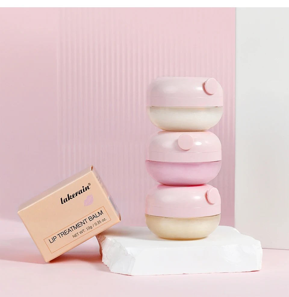 Deep Moisturizing Lip Balm Set Smoothes Lip Wrinkles Nourishing Lip Care Balms Long-lasting Moisturizing Plump Lips Perfect Gift