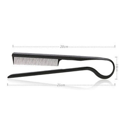 V Type Hair Straighten Salon Comb Hairdressing Smooth Tool Hold Tongs Hair Styling Tools for Women Hair Brush Straightener