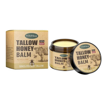60g WoodSleep Tallow Honey Balm Moisturizing Cream  With Grass Fed Beef Tallow Nourishing gentle care for the skin