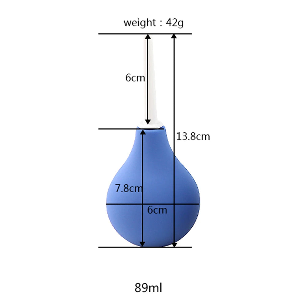 Unisex Enema Irrigator Enema Ball Syringe Anal Irrigation Cleaner Enema Colon Cleansing Men and Women Hygiene Enema Anal Cleaner