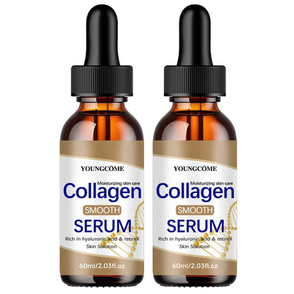 2PCS Hyaluronic Acid & Retinol Collagen Serum - Hydrating Face Care for All Skin Types - Daily Moisturizing Solution