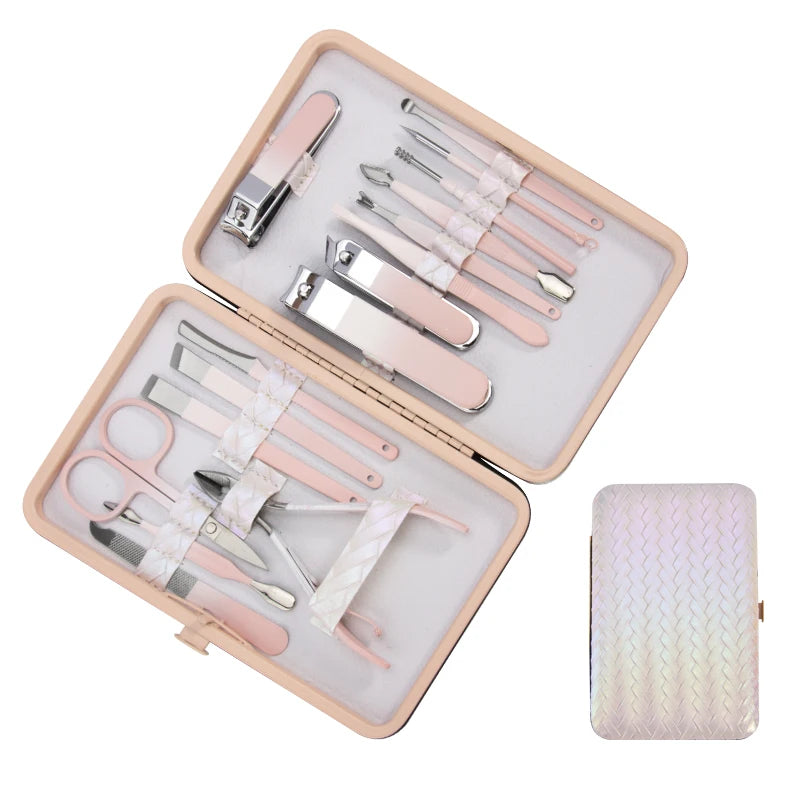 New Nail Clipper Set Nail Clipper Full Set Of Tools Manicure To Remove Dead Skin Diagonal Nail Pliers Manicure Nail Nails 18 Pie