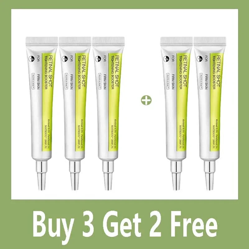 Retinol Shot Eye Cream Anti-aging Eye Serum for Dark Circles Wrinkles Hydrating Essence Firming Treatment Gentle Vitamin C Serum