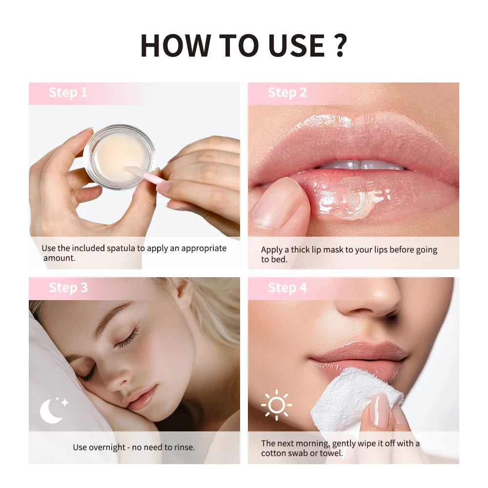 Deep Moisturizing Lip Balm Set Smoothes Lip Wrinkles Nourishing Lip Care Balms Long-lasting Moisturizing Plump Lips Perfect Gift
