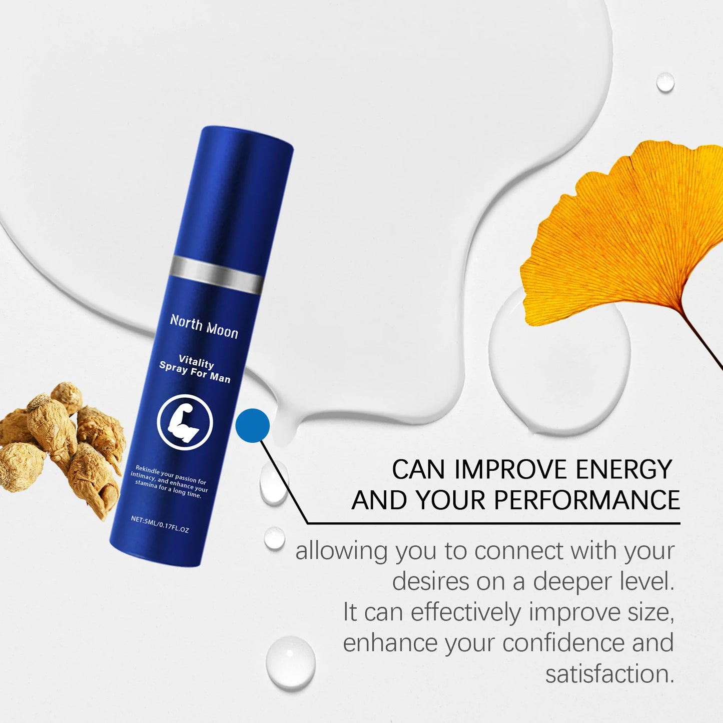 Men's Daily Hydration Spray - Revitalizing & Long-Lasting Moisturizing Body Care, No-Sticky Residue Finish