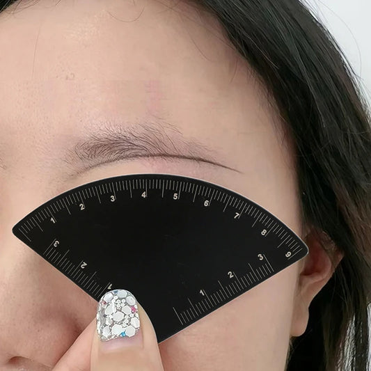Eyebrow Ruler Microblading Mapping Tool Shaping Permanent Makeup Drawing Guide Ruler Tattoo Aluminum Alloy Fast Drawing Eyebrow
