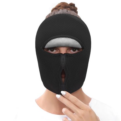 Electric Face Mask Heating Pad  Heat with 3 Temp Settings Headache Mask Sinus Pressure Relief Migraine Tension Headache Relief