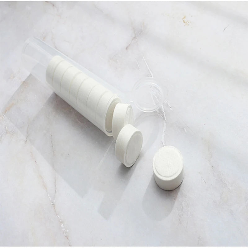 10/20pcs Tube-shaped disposable compressed towels, facial wipes, outdoor face cloths, makeup removal wipes