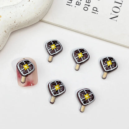 50pcs Resin Mini Christmas chocolate Decor Cartoon Magic Wand Cake Popsicle Figurine Flatback Stone Nail Art Scrapbook DIY Craft