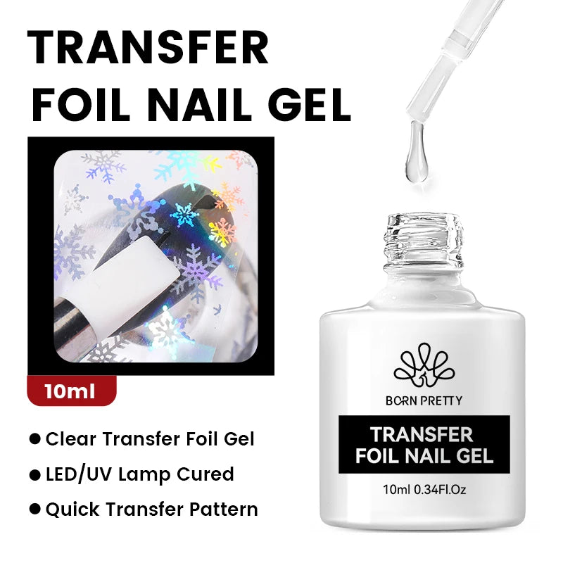 BORN PRETTY 10ml Nude Pink Gel Nail Polish Varnis Semi Permanent Nail Gel Varnish Soak Off UV Gel for Valentine's Day Gift Nails