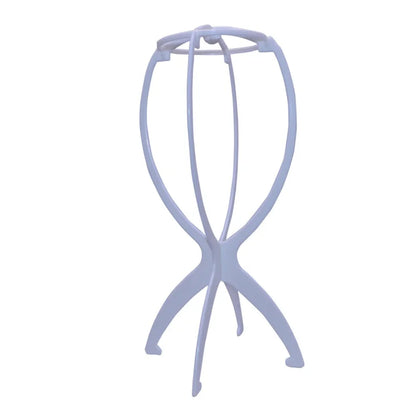 1PCS Folding Wig Stand Holder Plastic Adjustable Portable Hat Display Stand Durable Mannequin Dummy Head Plastic