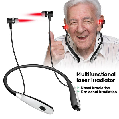 Tinnitus Ear Laser Therapy Device LLLT Rhinitis Sinusitis Treatment 650mm Ear Irradiation Laser for Older Otitis Media Deafness
