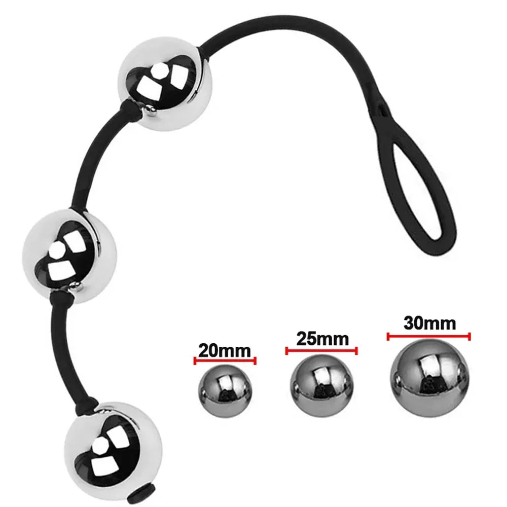 3 Size Erotic Weighted Vaginal Egg Chinese Geisha Kegel Geishaball Kegel Exerciser Metal Ben Wa Ball Anal Beads Buttplug