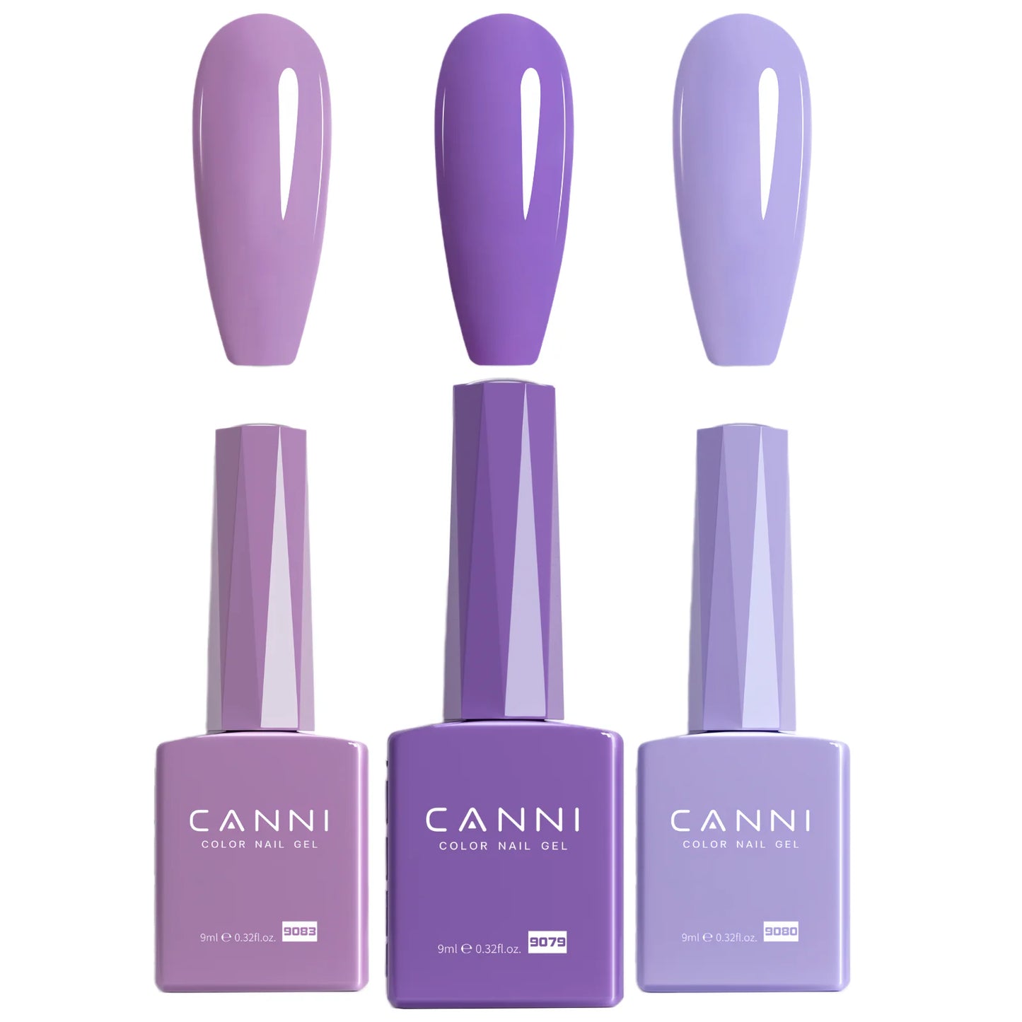 9ml CANNI TPO FREE HEMA FREE Ultra Consistency Nail Gel Polish Set Round Brush Semi Permanent Soak Off UV LED Gel Nail Kit