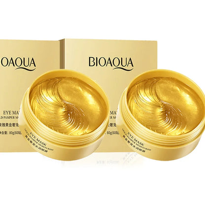 60pcs/box BIOAQUA Collagen Eye Mask Moisturizing Firming Anti Dark Circles Eyes Care Gel Masks Beauty Eye Patches