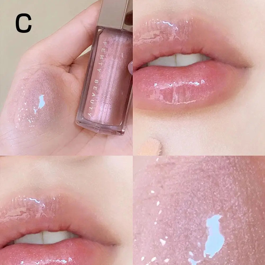 FentyBeauty Rihanna Gloss Lip Gloss Mirror Water Gloss Lip Gloss Makeup Stick for Long lasting Moisturizing and Nourishing Lips