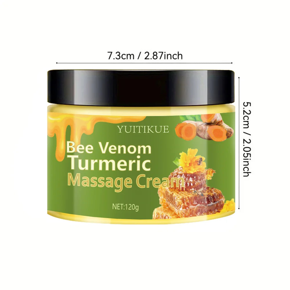 YUITIKUE Firming Cream 120g - Bee venom and turmeric, firms, nourishes, and revitalizes, fast-absorbing.